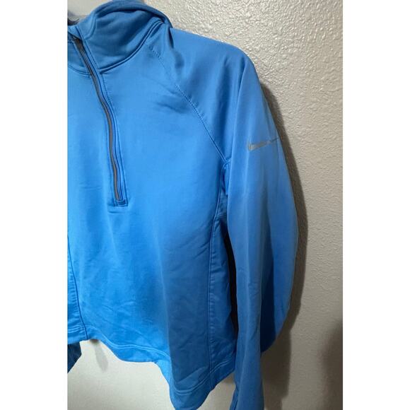 Women’s Nike Running Hooded Lightweight Jacket Thumb Holes Back Zipper Pocket, S - Picture 2 of 6